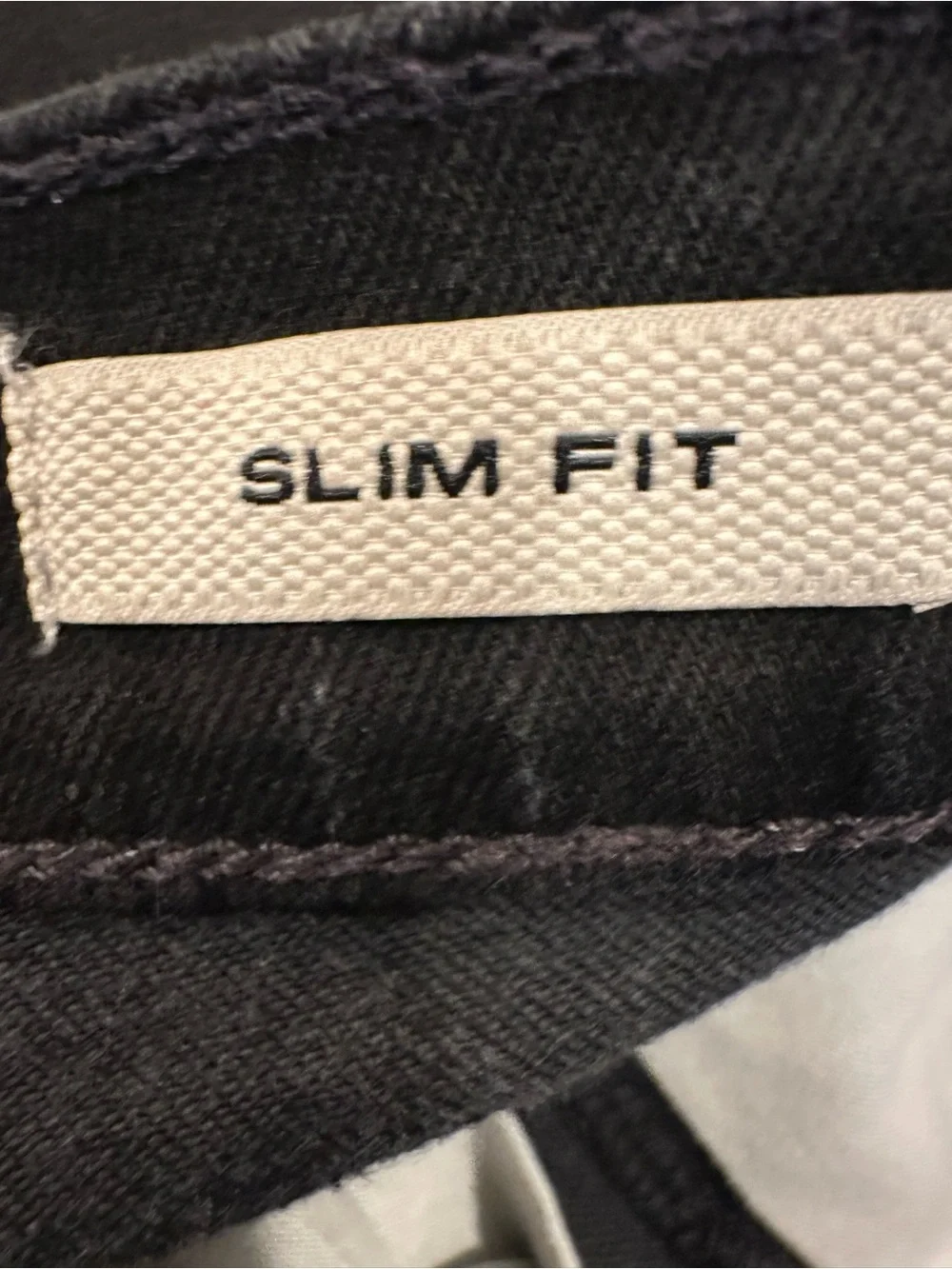 FLINT AND TINDER Men's 32 X 30 Slim Fit Black Denim Jeans with Stretch
